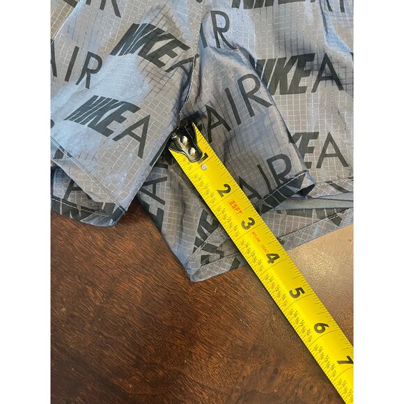 Nike Air All-Over Print Grey Running Shorts Small Dri-FIT Mesh Lined NikeAIR - Picture 6 of 7